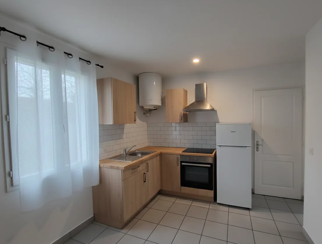 Projection après travaux d'un logement du 27 bis rue Jean Jaurès à Montereau-Fault-Yonne — simulation non contractuelle
