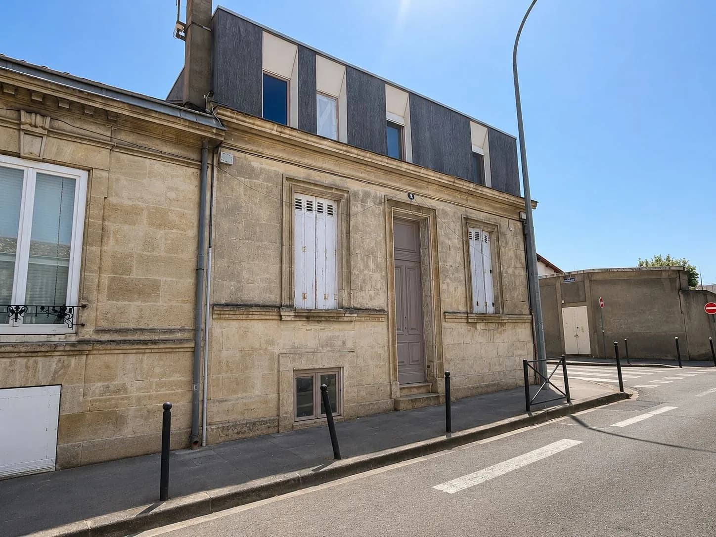 Façade de l'immeuble, 6 rue Mestrezat à Bordeaux